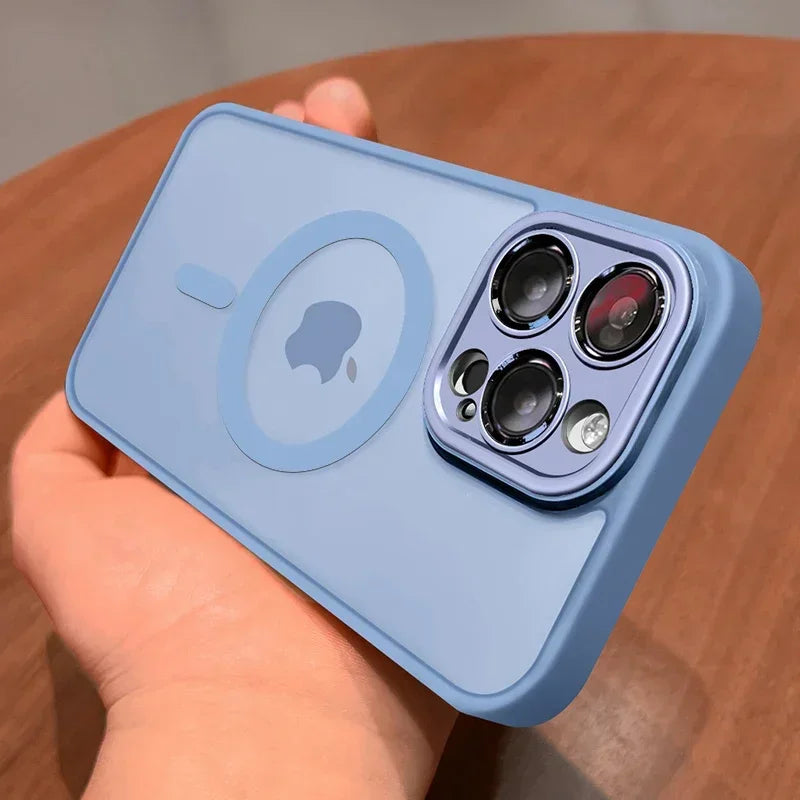 Magnetische matte Rüstungshülle für iPhone 17 Pro