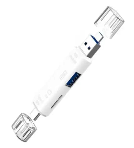 USB 2.0 Typ-C & Micro-USB OTG Kartenleser Adapter