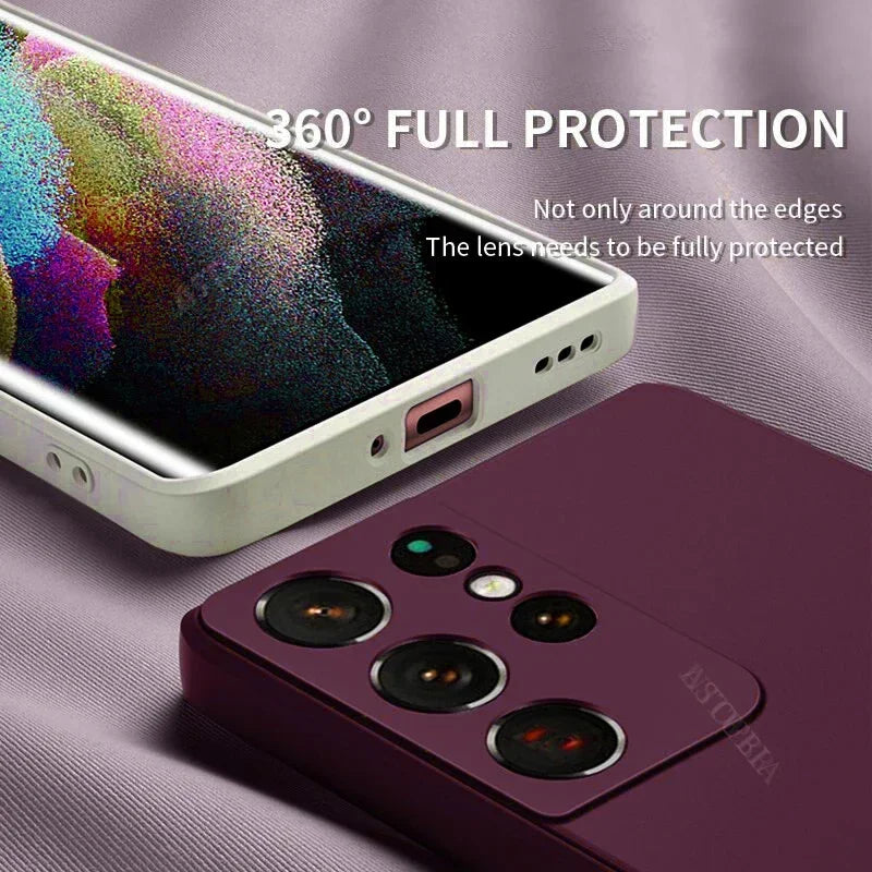 Luxus Silikonhülle für Samsung Galaxy