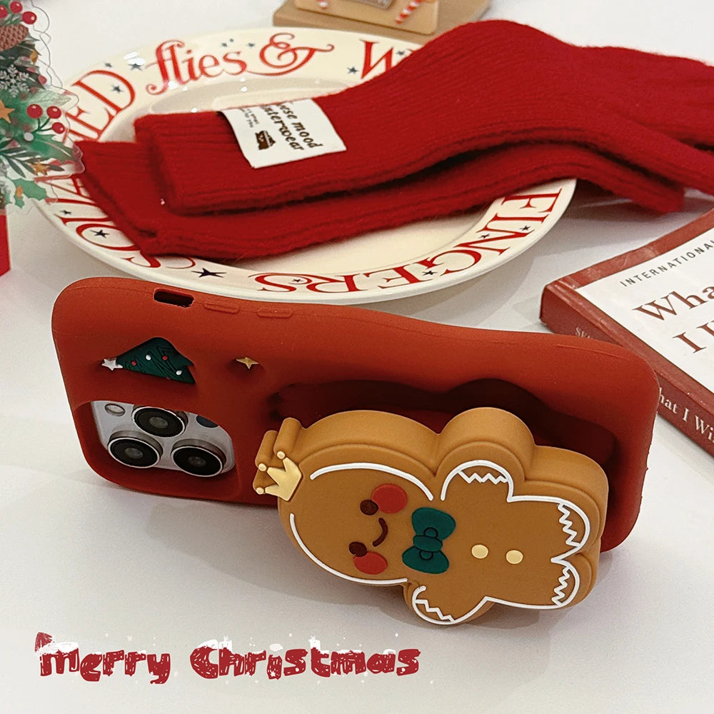Christmas Gingerbread Man Case for iPhone 16