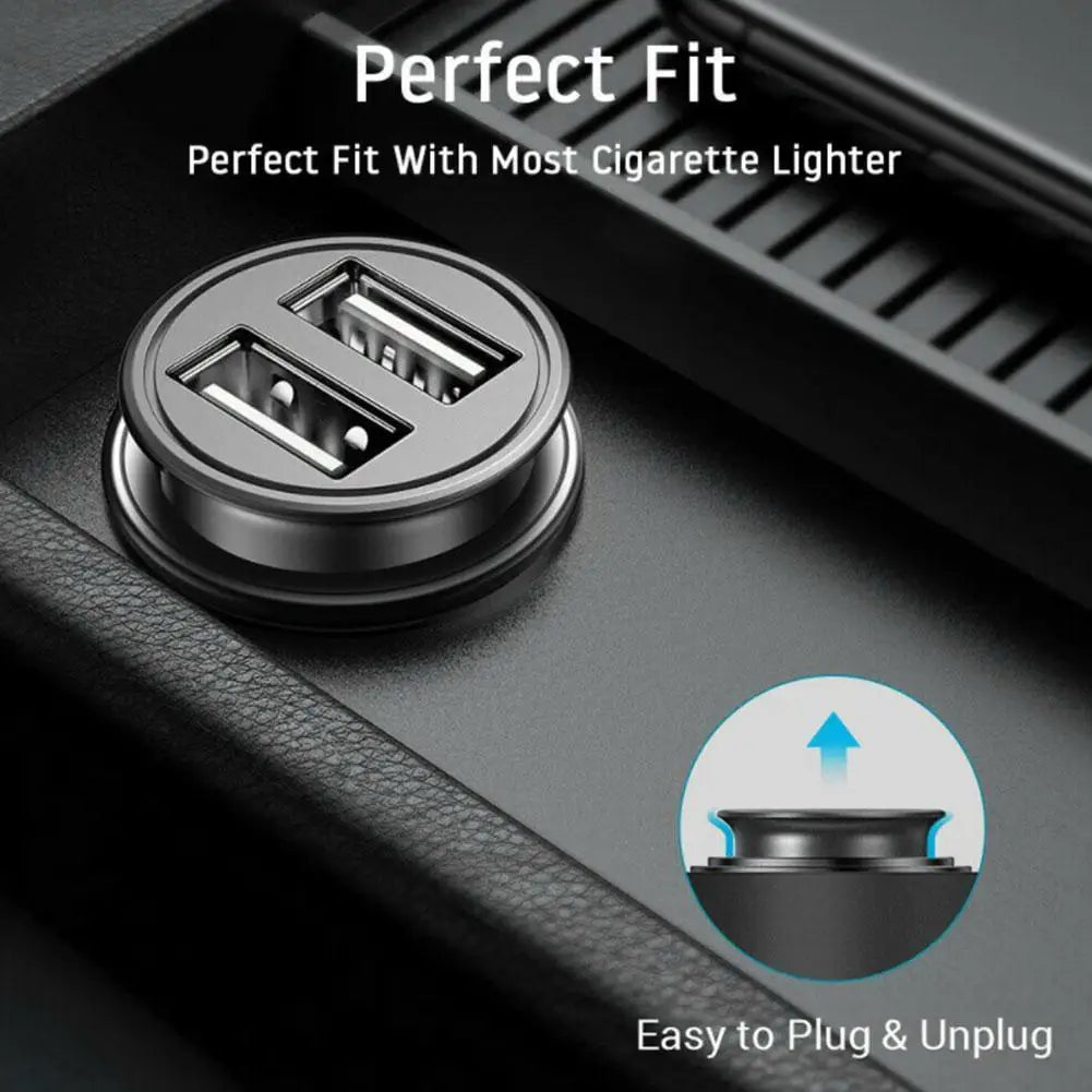 Dual USB Auto Ladegerät 5A Schnellladung 12–24V