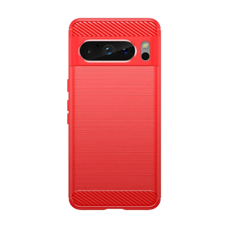 Pixel Hülle aus Carbon TPU Silikon Matt