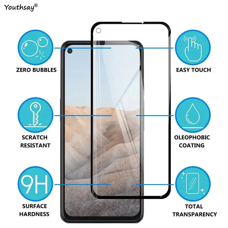 Vollglas Displayschutz für Pixel 5A 5