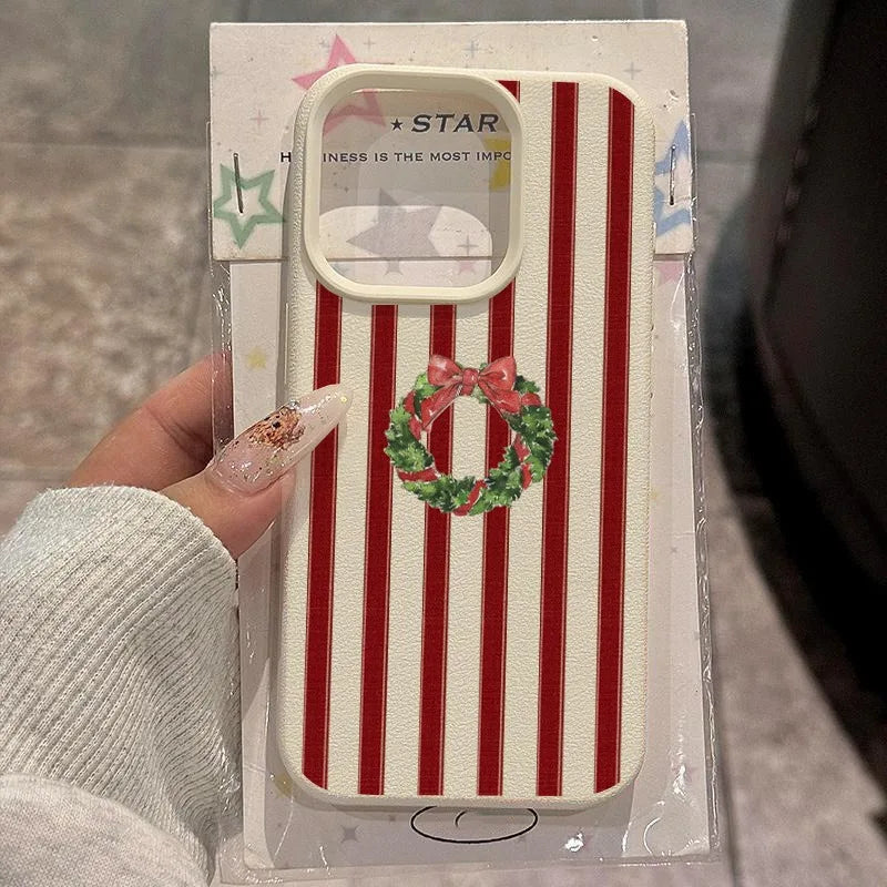 Weihnachtskranz Hülle für iPhone 17