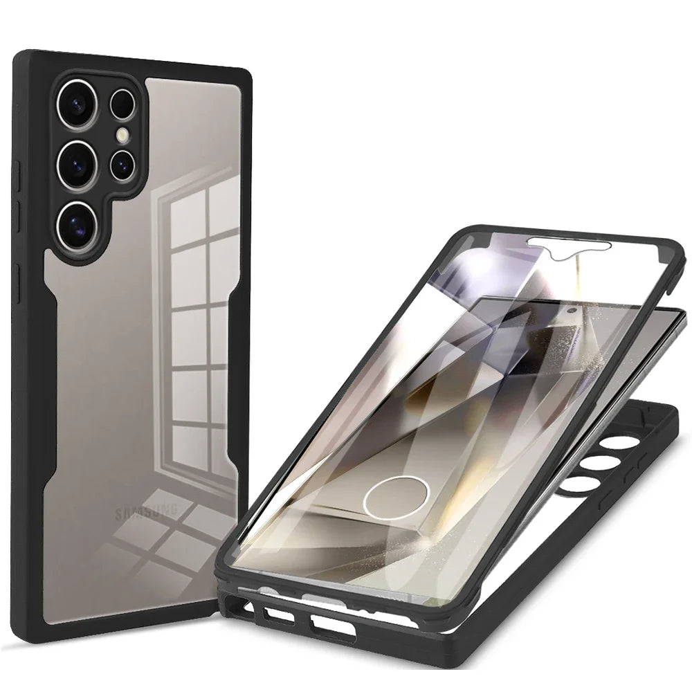 360° Vollschutz Hülle für Samsung Galaxy