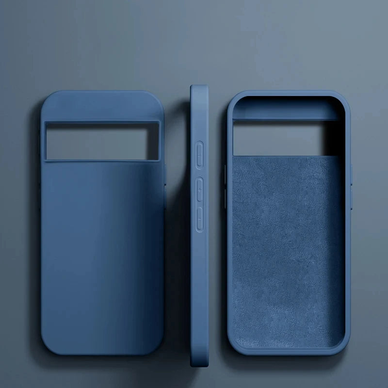 Luxus Flüssigsilikon Hülle Pixel 6–8 Pro