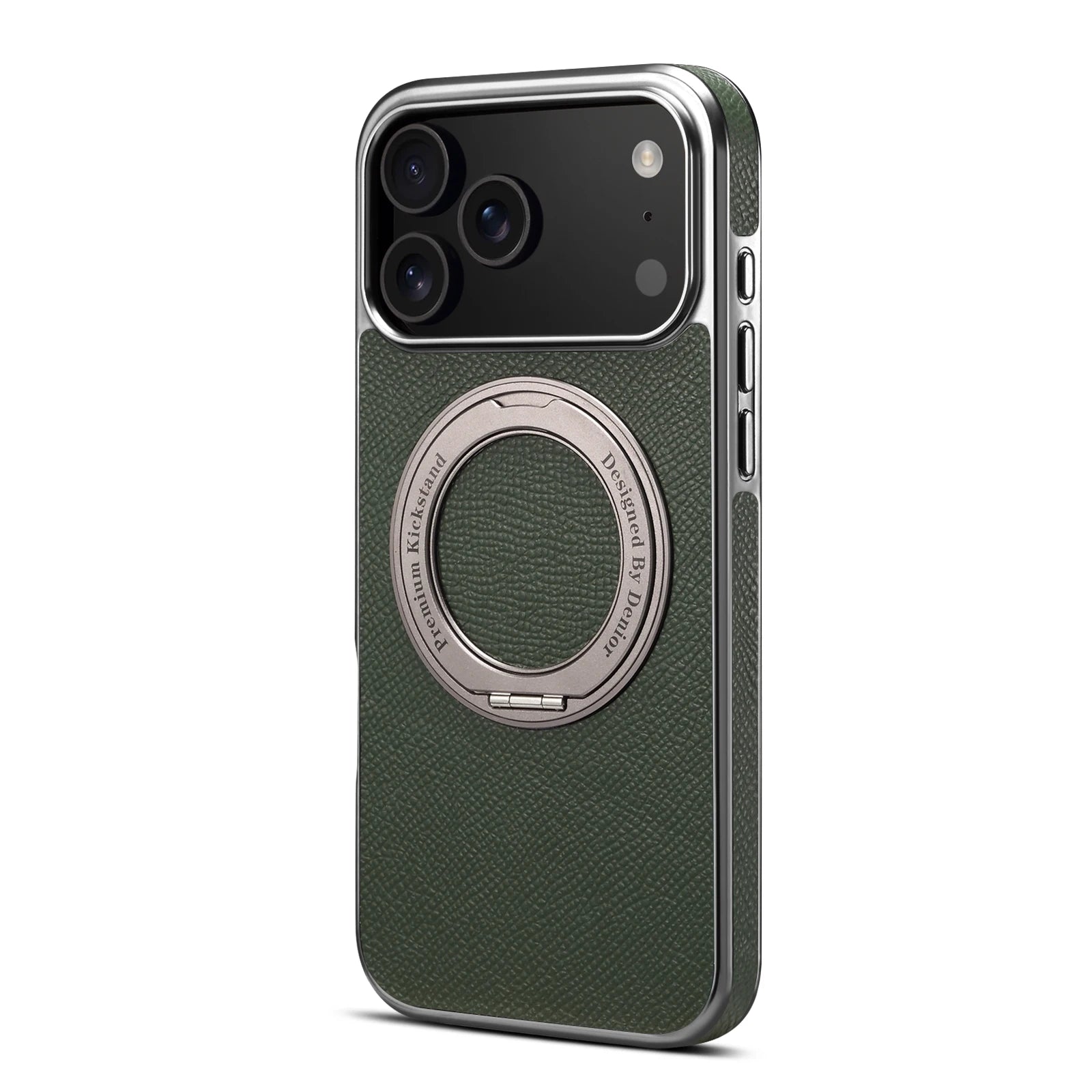 Echtleder Hülle mit Ringhalter für iPhone 17 Pro Max