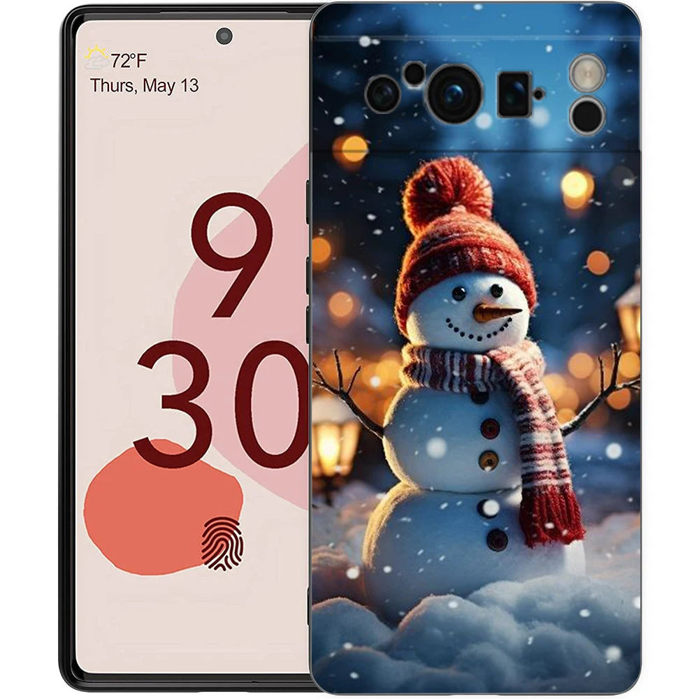 Semi-wrapped TPU silicone case for Google Pixel 8 - shockproof and stylish