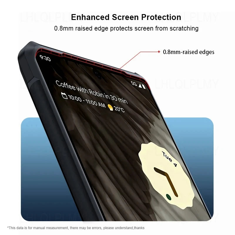 Stoßfeste Silikonhülle für Pixel 6–8 Pro