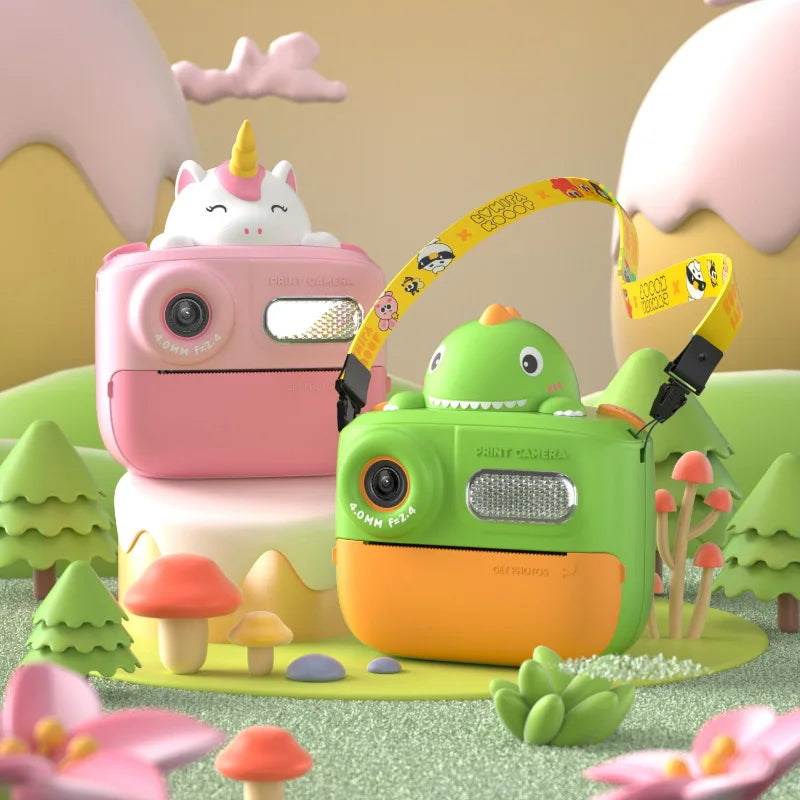 Kinderkamera Mini Sofortdruck tragbar HD Lernspielzeug