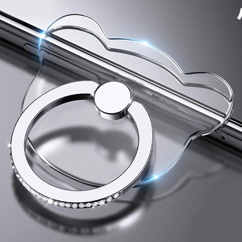 Transparenter Handy-Ringhalter 360°