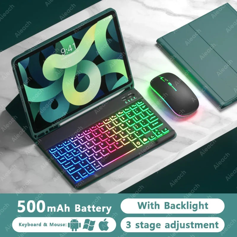 AIEACH iPad Tastatur-Hülle