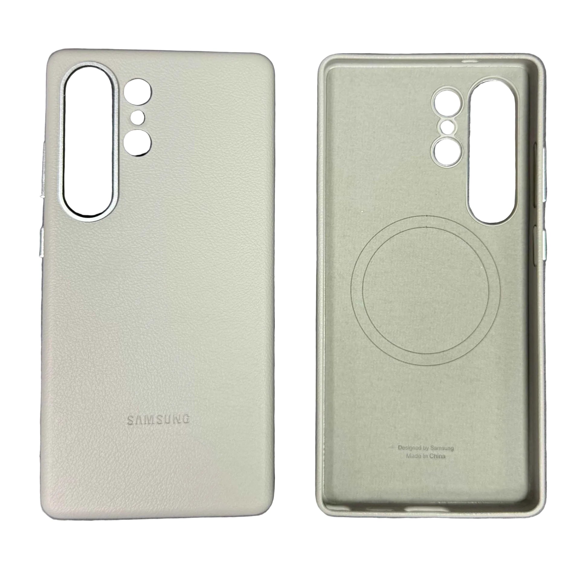 Premium Lederhülle für Samsung S25 Ultra Magnetisch