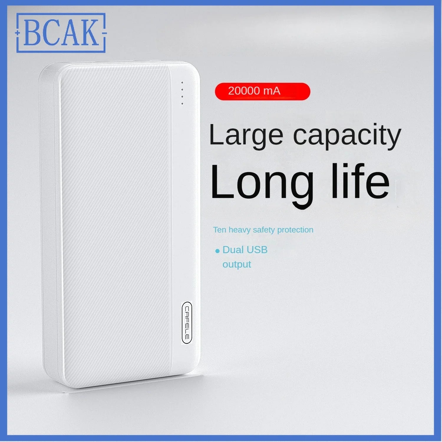 Large capacity power bank 200000mAh fast charging