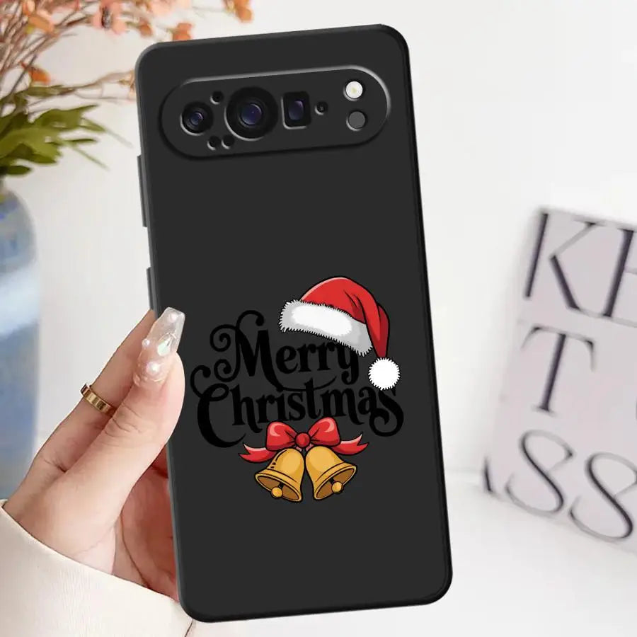 Black soft shell case for Google Pixel 8, 9 and 10