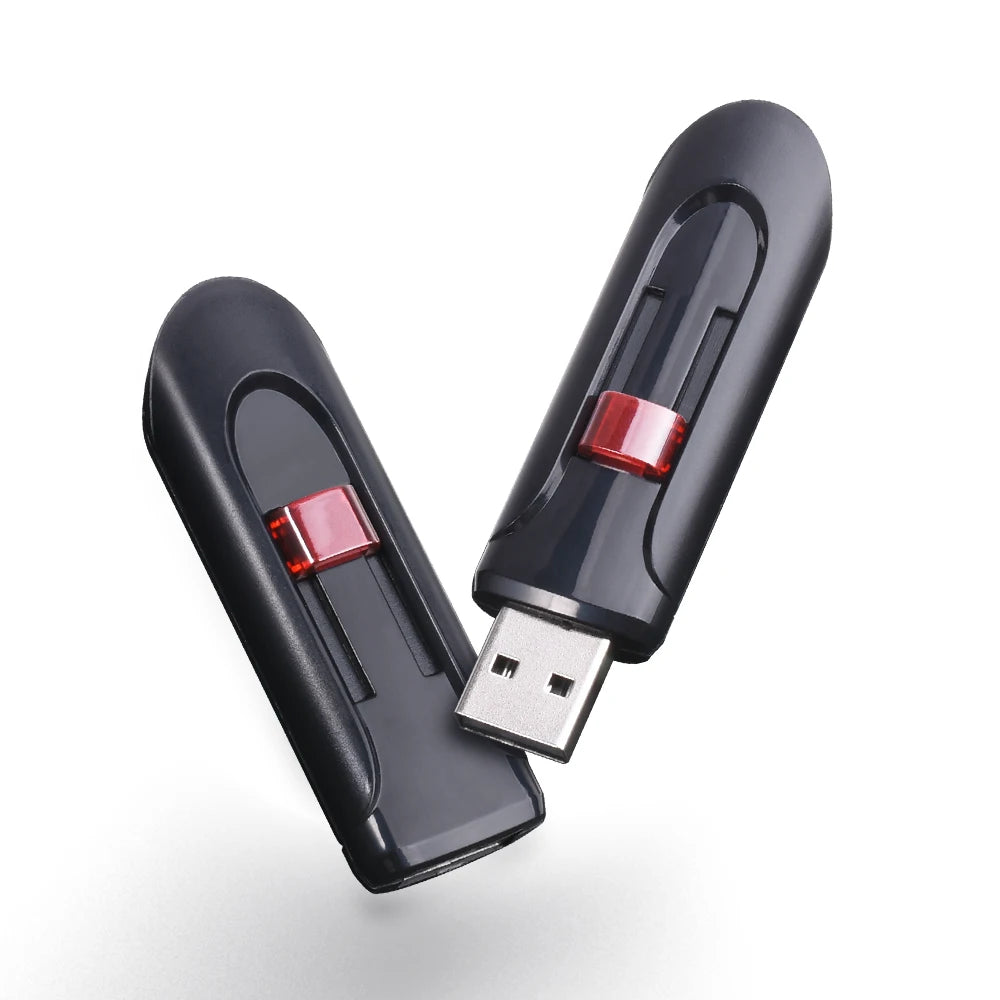 Rotes Logo USB 2.0 Flash-Laufwerk