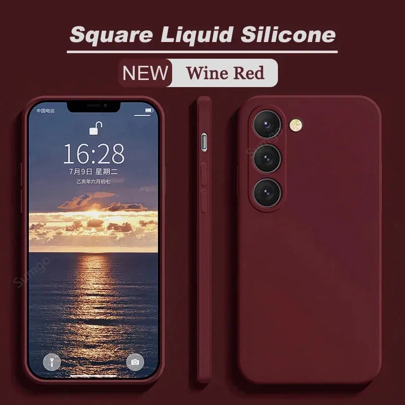 Luxus Silikonhülle für Samsung Galaxy