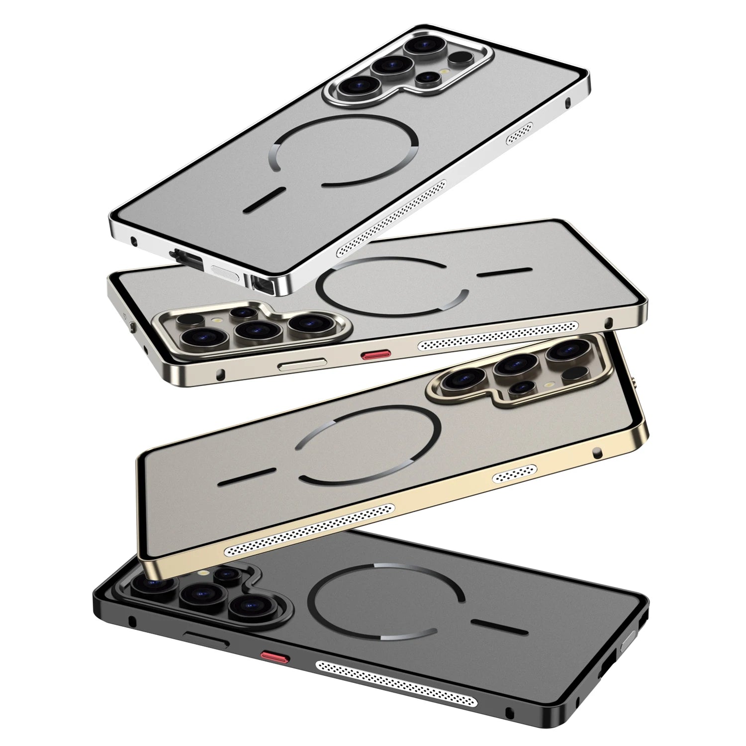 Magnetische Metallrahmen Hülle für Samsung S25 Ultra