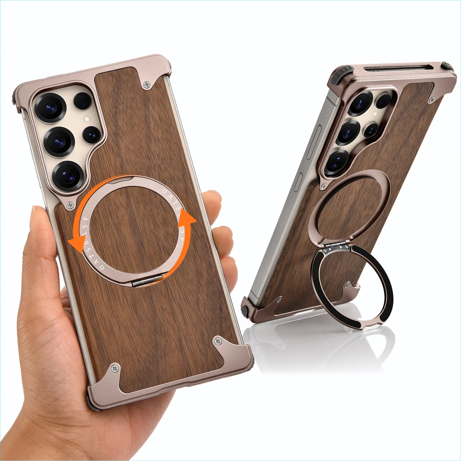 Massivholz Handyhülle für Galaxy S25 S24 Ultra