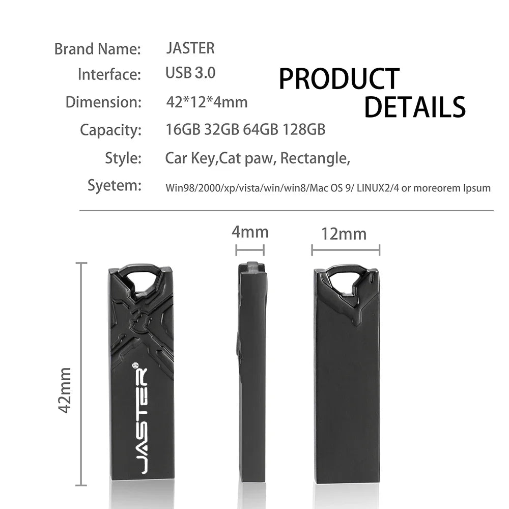 Neues Logo USB 3.0 Stick 16-64 GB Metall