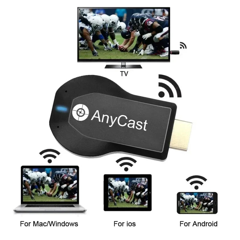 4K Wireless HDMI Display Stick for TV &amp; Smartphone