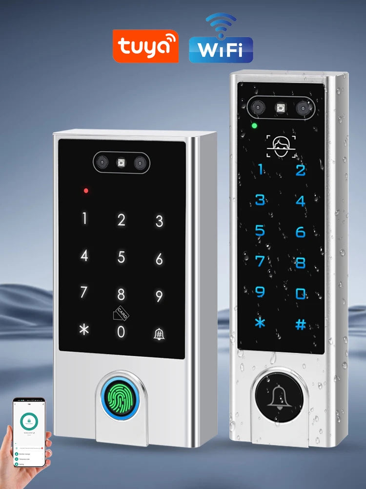 Waterproof Tuya WiFi access control with face unlock