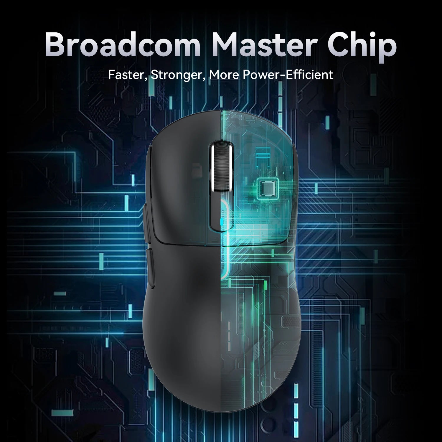 Tri-Mode Gaming-Maus 26K DPI mit PAW3395 Sensor