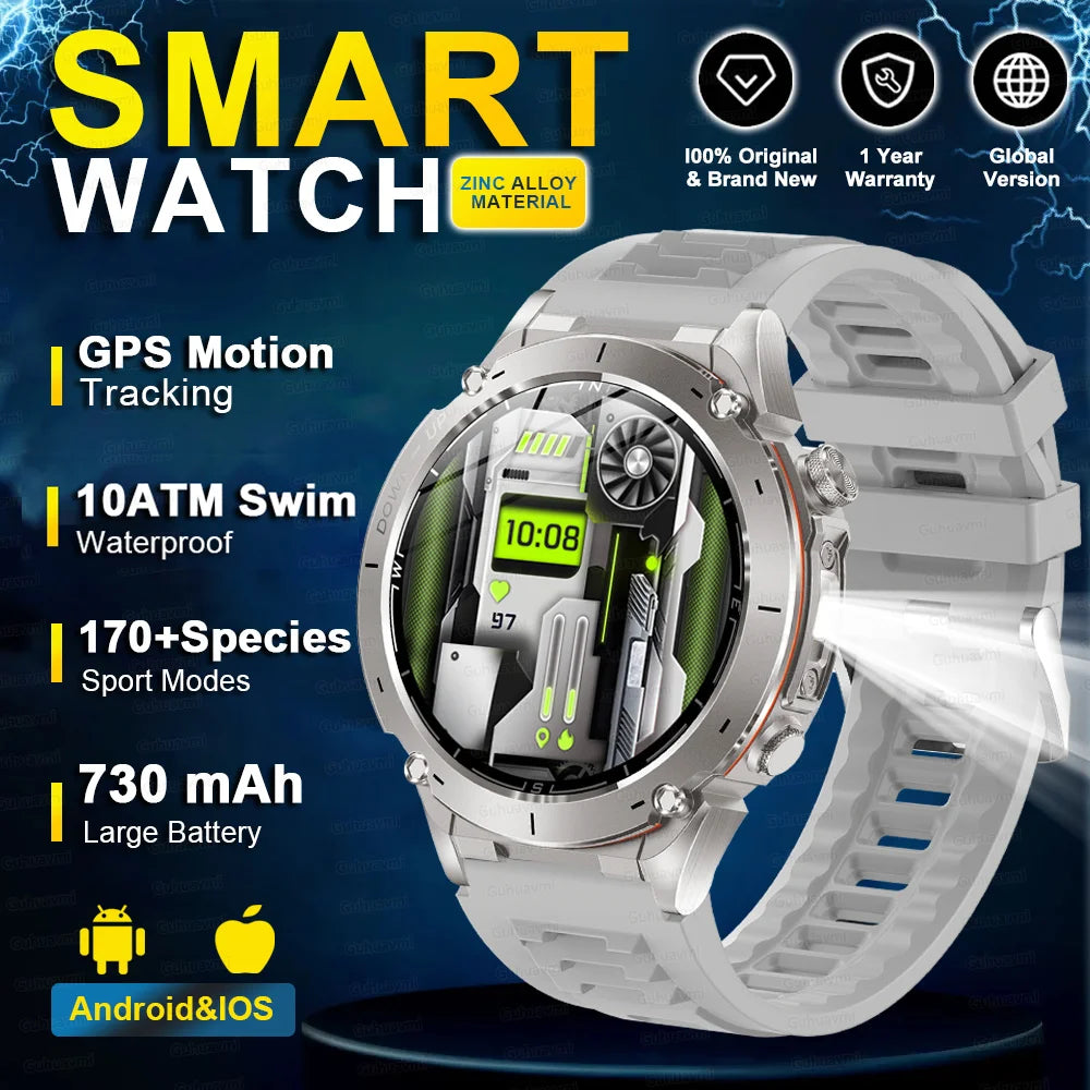 2025 Militär-Smartwatch mit GPS & Kompass für HUAWEI