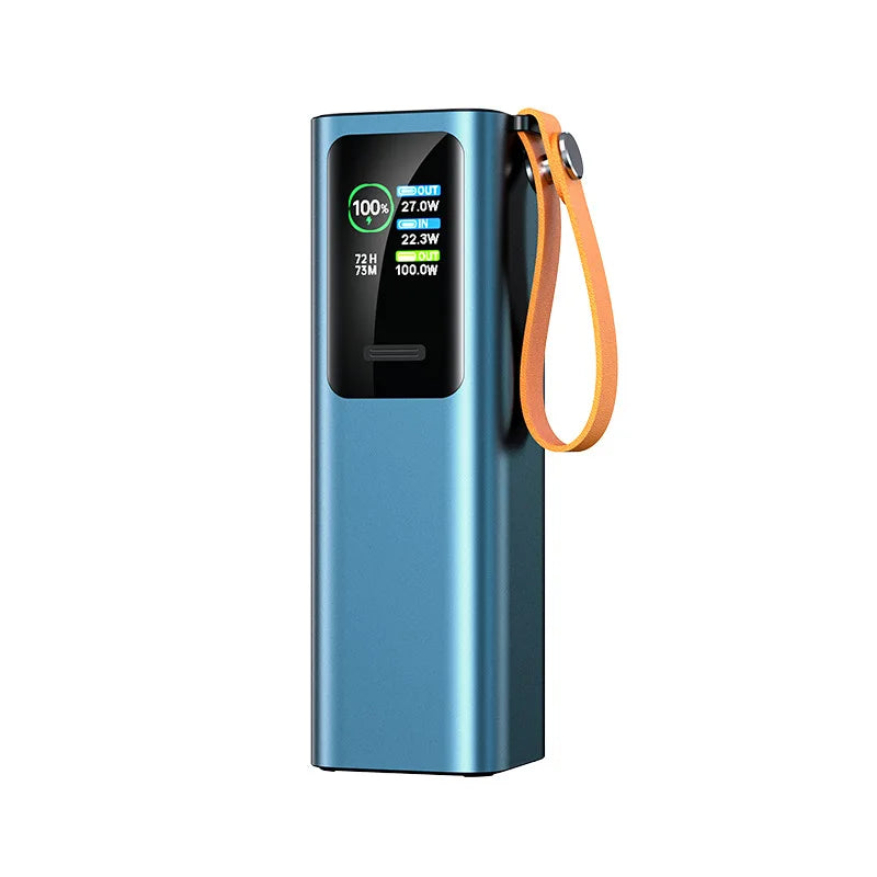 30000mAh Powerbank 100W PD Schnellladung TFT Display