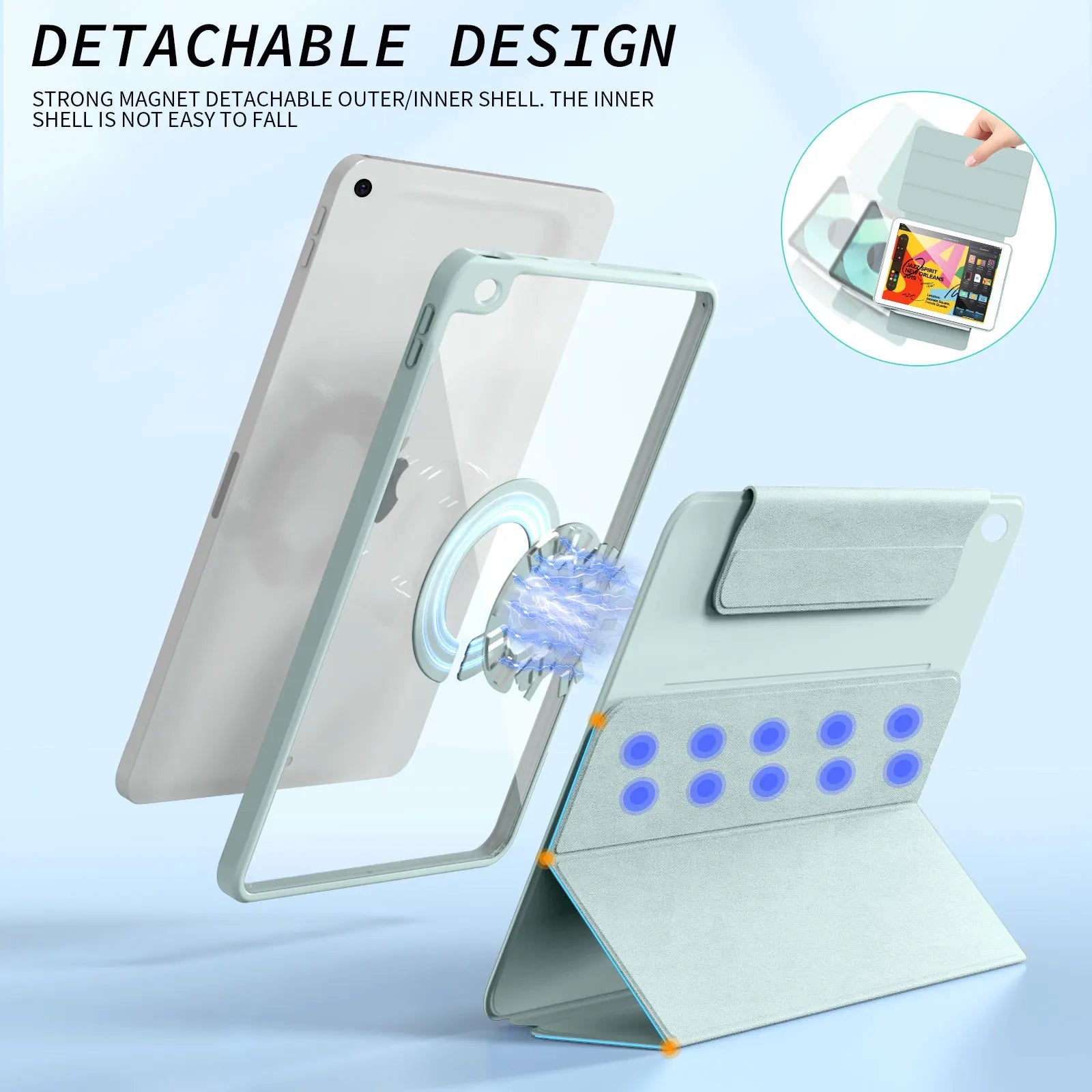 RBP Magnetische iPad Hülle