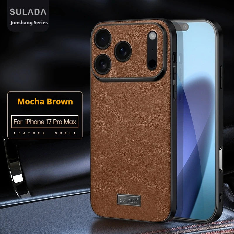 Lederhülle iPhone 17 Pro Max Schutzhülle