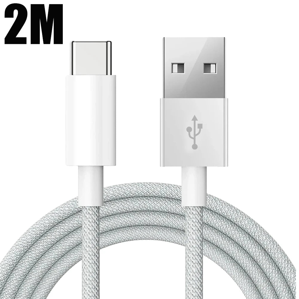 USB-C Handykabel Schnellladung Nylon