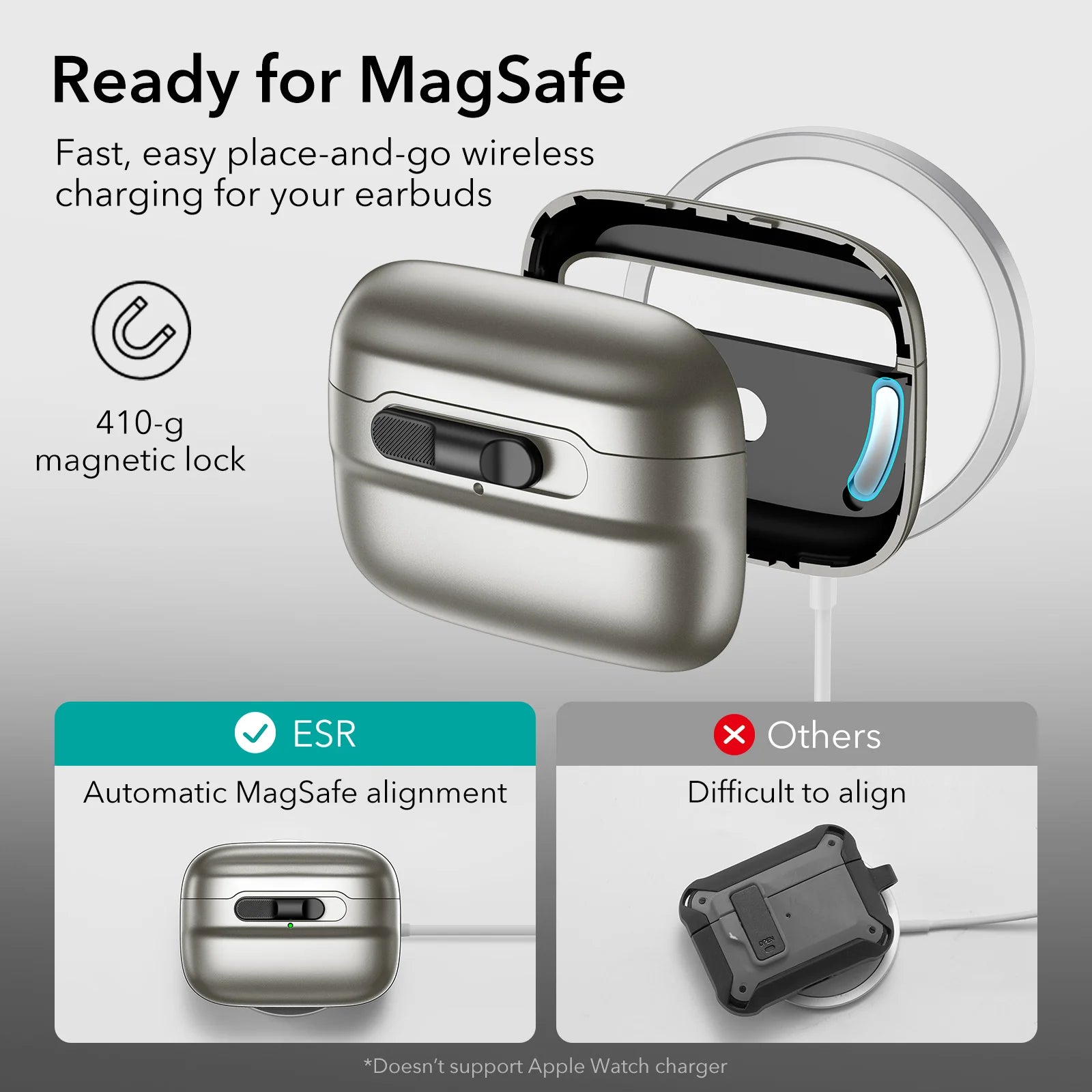 Silikon MagSafe Case für AirPods Pro & AirPods 4
