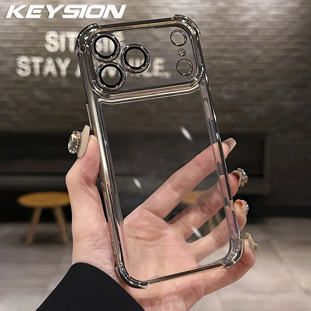 Luxus Transparent Schutzcase für iPhone 17 Pro Max