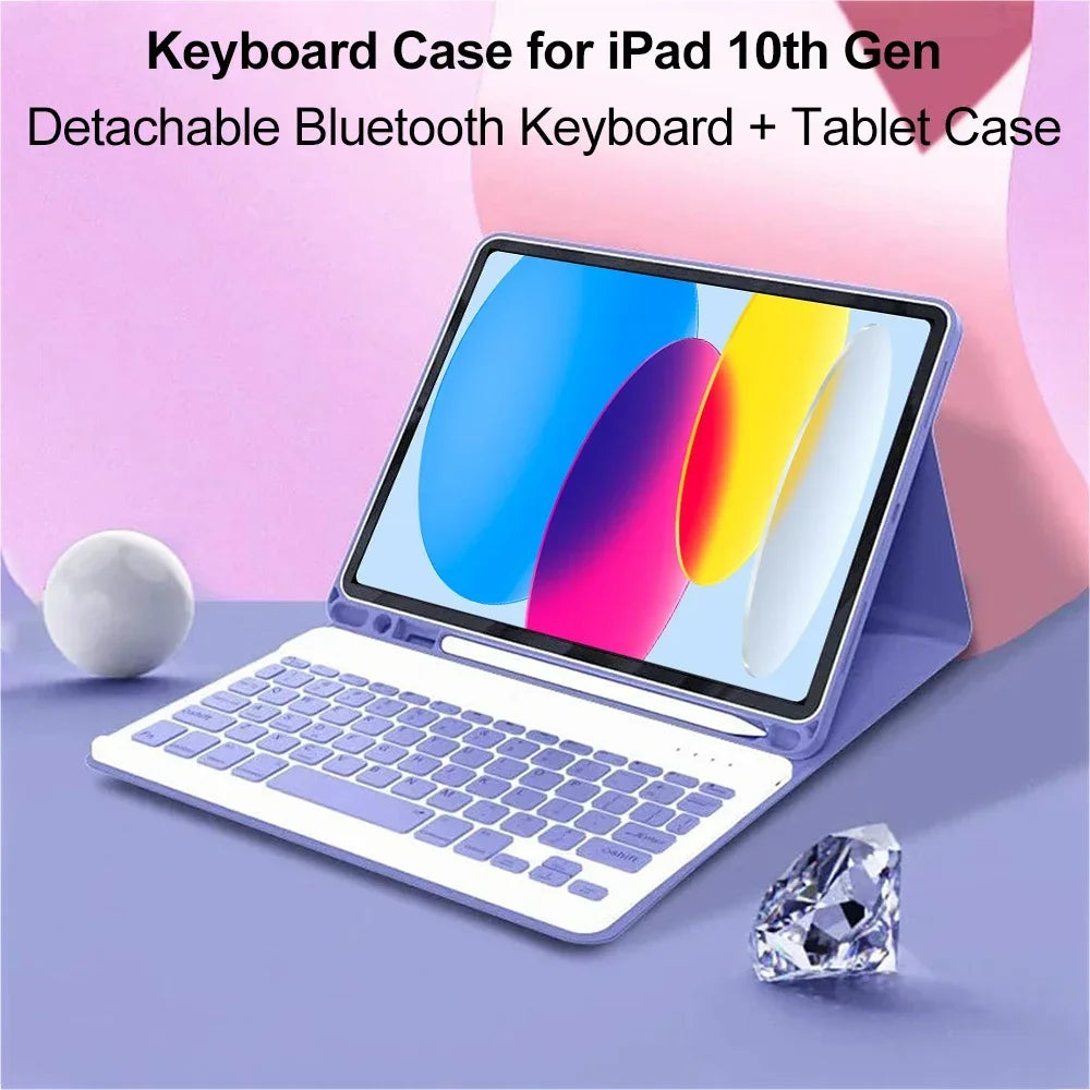 iPad 10. Gen Hülle mit Tastatur