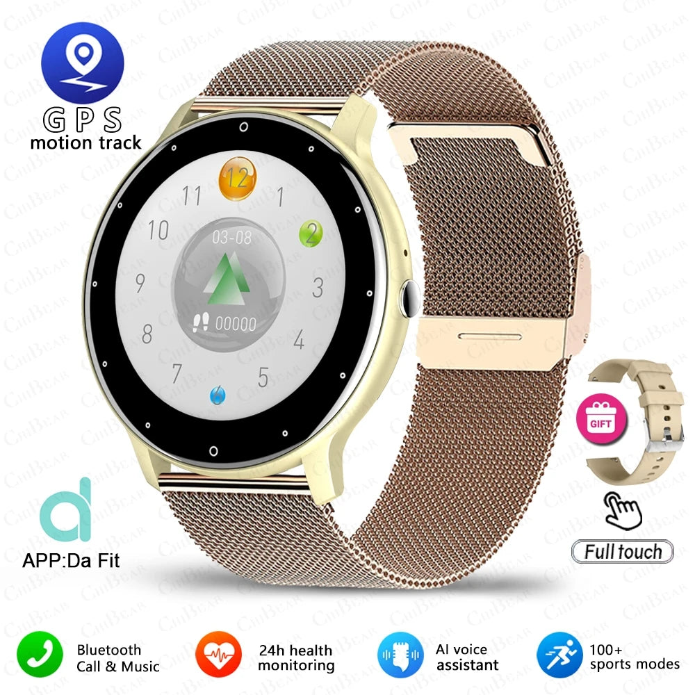 Ultraleichte Herren Smartwatch 2025 mit Bluetooth-Anruf
