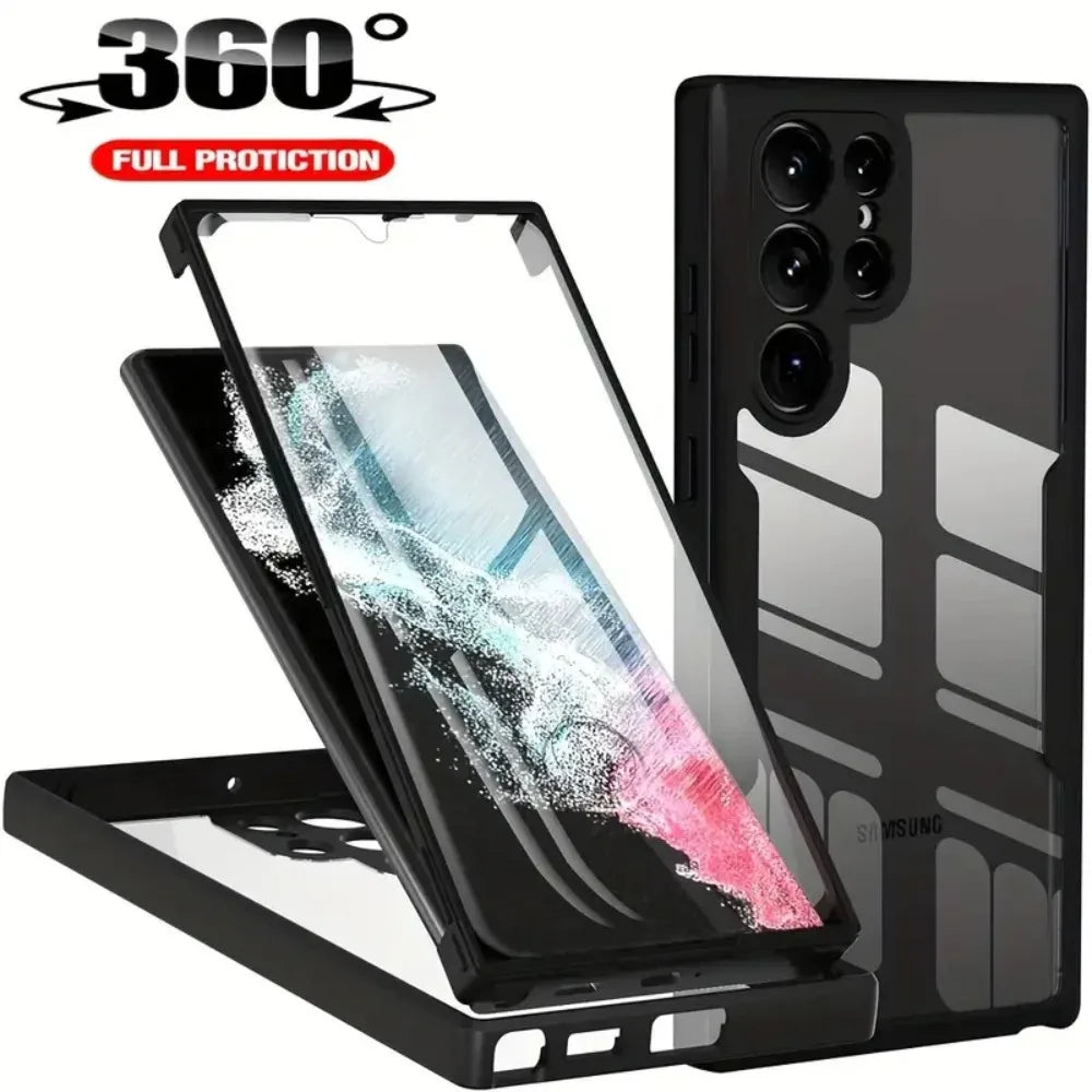 360° Vollschutz Hülle für Samsung Galaxy