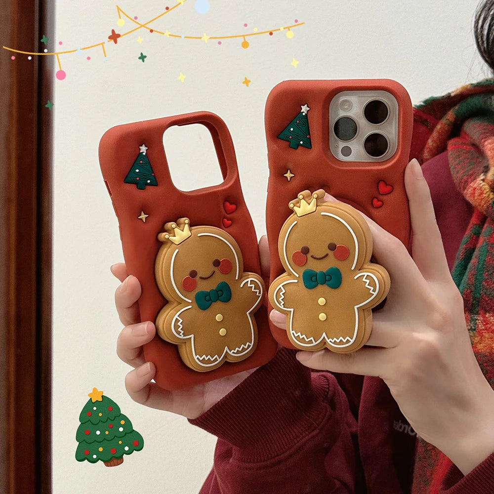 Christmas Gingerbread Man Case for iPhone 16
