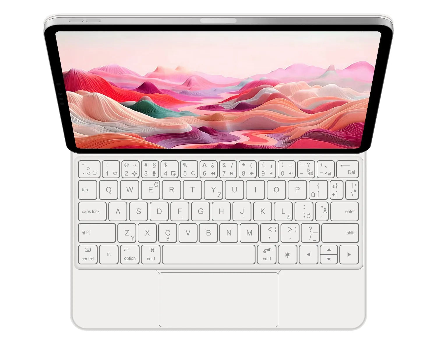 Magnetische Tastaturhülle für iPad Pro & Air 11" 13" mit Bluetooth & Beleuchtung