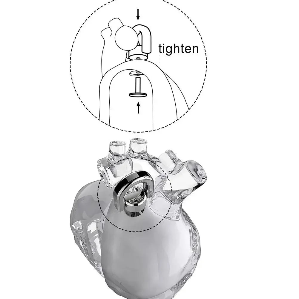 Coole Herz Airpods Hülle 3D Silikon Rot