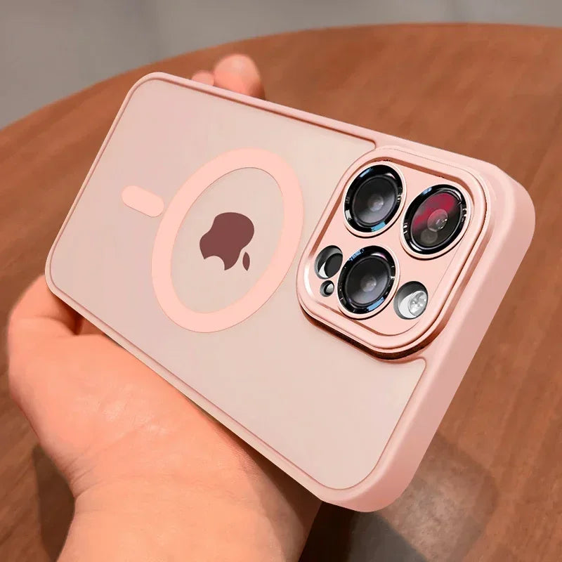 Magnetische matte Rüstungshülle für iPhone 17 Pro