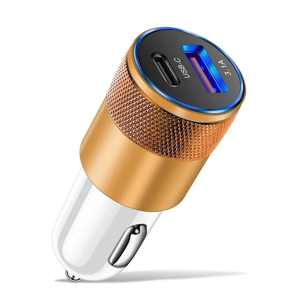 66W USB Auto Ladegerät Schnellladeadapter