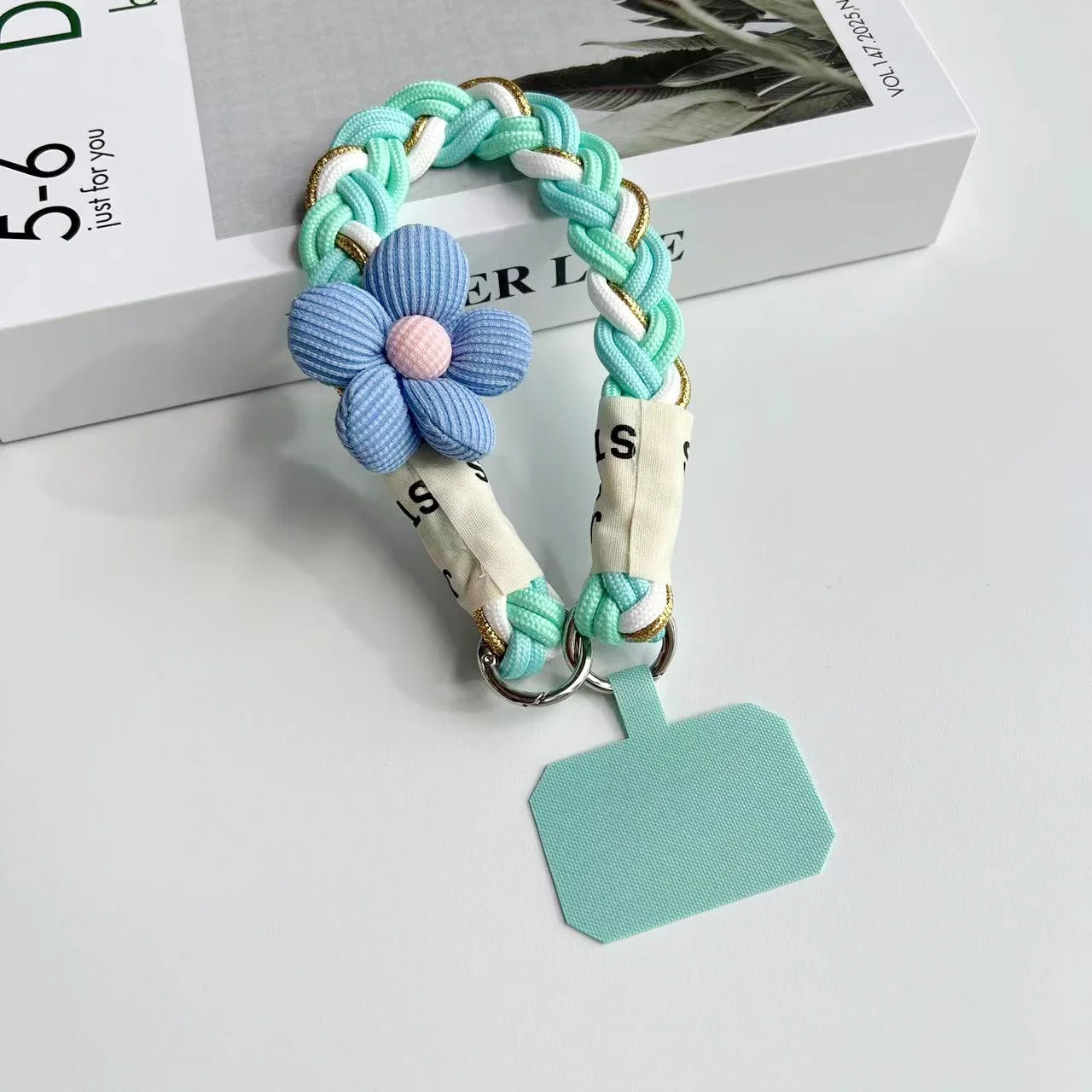 Geflochtenes Handyband kurz & robust – Anti-Verlust