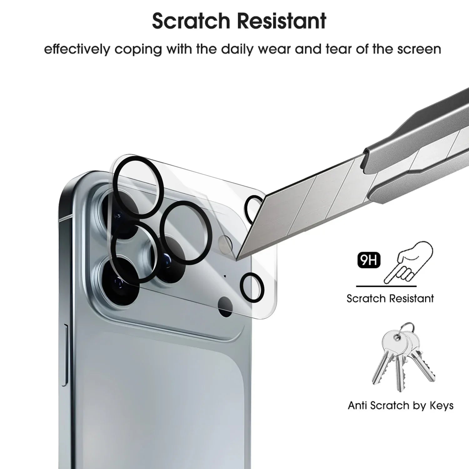 Kameralinsenschutz Glas für iPhone 17 Serie