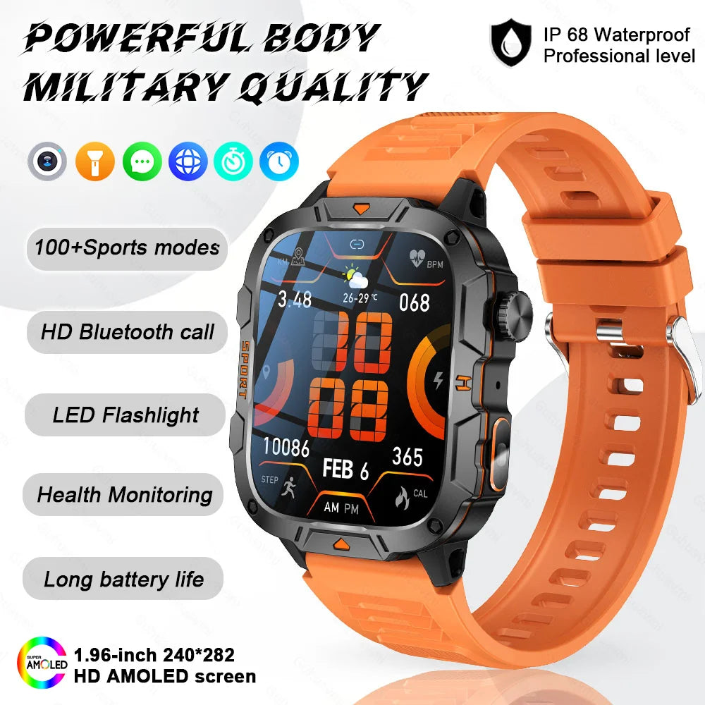 Outdoor Smartwatch 2025 mit GPS & AMOLED