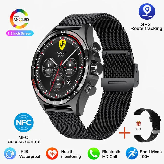 Outdoor GPS Smartwatch 2024 für Herren mit Anruf