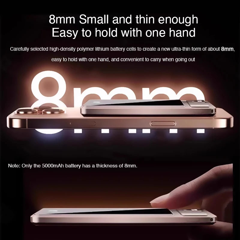 Ultra Slim Powerbank 10000mAh mit MagSafe Ladefunktion