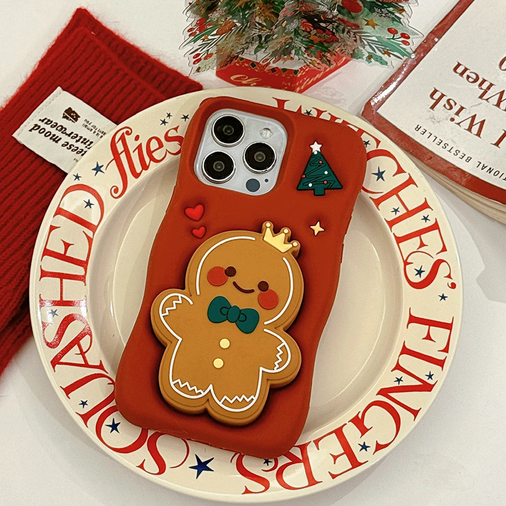 Christmas Gingerbread Man Case for iPhone 16