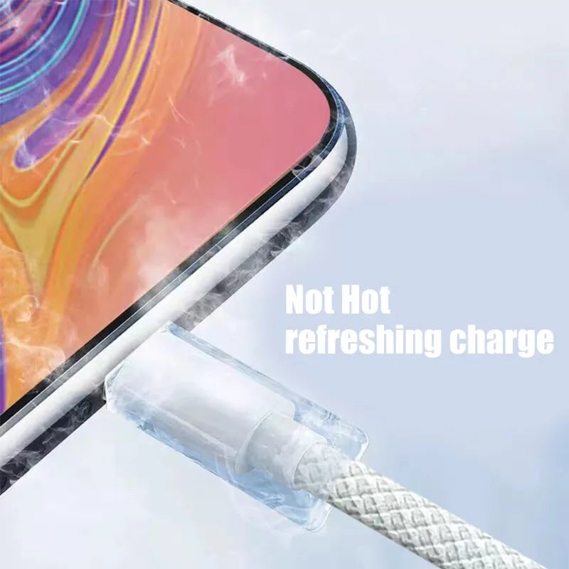 USB-C Handykabel Schnellladung Nylon