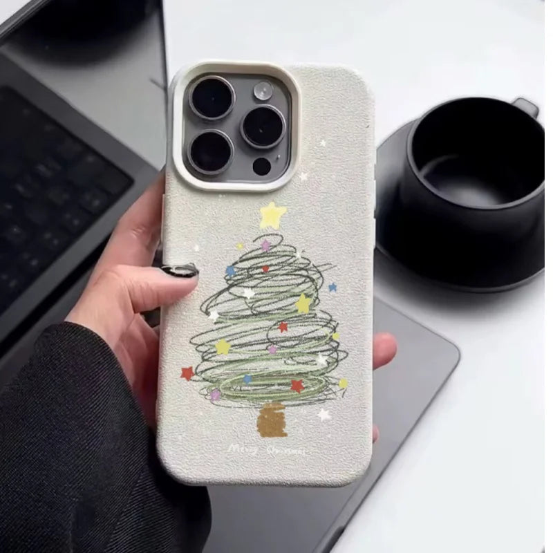 Samsung S25 Silikon Hülle Weihnachtsmotiv